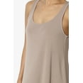 thumbnail image 5 of Women's Tank Tops Scoop Neck Loose Fit Summer Casual Round Hem Sleeveless Tee, 5 of 7