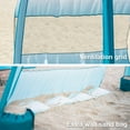thumbnail image 5 of AMMSUN Beach Cabana Sidewall Privacy Sunwall for AMMSUN 6.2'x6.2' Cabana Easy Set up,Blue Gradient, 5 of 6
