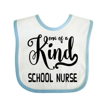 

Inktastic Gift for School Nurses | One of a Kind School Nurse Gift Baby Boy or Baby Girl Bib
