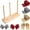 A, variant on Bow Maker for Ribbon Wreaths, Wooden Wreath Bow Maker for Making Gift Bows, Lightweight Portable Adjustable Pin Wooden Board Sticks Bow Making Kit for DIY Making Ribbon Crafts