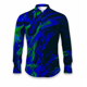 thumbnail image 1 of Camisa de manga larga con cuello abotonado para hombre, nueva moda informal para fiesta, , talla grande, 1 of 6