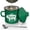 Green, variant on Mini Bacon Container With Strainer - 15OZ Enamel Saver, Farmhouse Bacon Keeper For Kitchen Storage-Beige