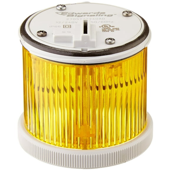 Edwards Signaling 270SY12240AD 200 Ampoule Empilable avec Module Incandescente/LED, 70mm