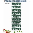 thumbnail image 2 of Christmas Runner Rug 2x6 Washable Rugs, Boho Christmas Tree Snowflake Rug Non-Slip Soft Low Pile Non Shedding Indoor Holiday Decor Carpet for Bedroom Bathroom Laundry Staircase Foyer (Green, 2'x6'), 2 of 6