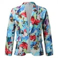 thumbnail image 5 of Women'S Blazers & Suit Jackets Fashion L Multicolor Printed Suit and Long Trousers Temperat Lapel Suit, 5 of 6