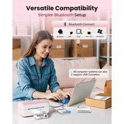 Phomemo 243BT Bluetooth Thermal Shipping Label Printer, 4x6 Wireless Label Printer for Shipping Packages, Compatible Android, iOS, MacOS, and Windows, Widely Used for Amazon, Ebay, Shopify, Ets, USPS