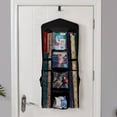 thumbnail image 4 of Double Sided Hanging Gift Wrap Organizer  Wrapping Paper Gift Bag Storage Space Saving 15x40 Inch, 4 of 10