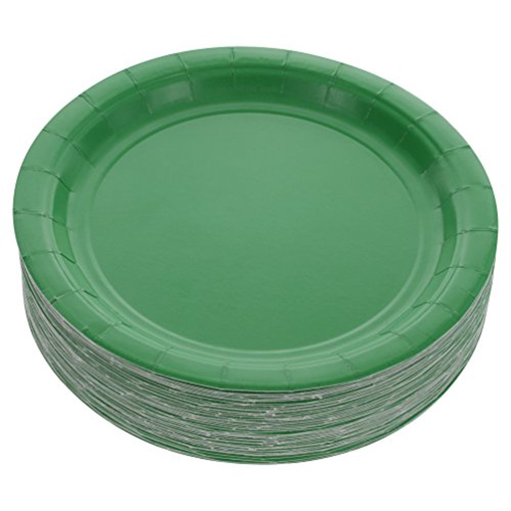 50PK GRN Disposable Party Paper Dessert Plates 7"Ideal for Weddings