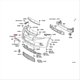 thumbnail image 2 of Front Bumper Hole Cover Trim 52128-21901 52127-21902 Set For Toyota, 2 of 5