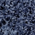 thumbnail image 4 of Maxy Home Bella Solid Navy Blue 5 ft. Round Shag Area Rug, 4 of 4