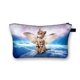 thumbnail image 1 of Estuche de cosméticos con estampado de gato para mujer, bolsas de maquillaje, bolsas de cosméticos de gatito de dibujos animados, bolsa de almacenamiento para niñas, Gato divertido, Cosplay, Mona Lisa LIUWENJING unisex, 1 of 2