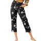 thumbnail image 1 of WILLBEST Pantalones Casuales para Mujer con Estampado de Patrón, Cintura Elástica, Ligeros, Transpirables, de Lino, Cómodos y elegantes para Uso Diario. Extra Grande, 1 of 5