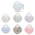 thumbnail image 3 of Stylish Travel Makeup Case With Unique Blue Floral Cosmetic Bag Sophisticated Toiletries Bag Women Who Love Organization, 3 of 8