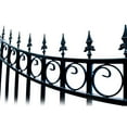 thumbnail image 3 of ALEKO DG16MOSD Style Manhattan Ornemental Fer Forgé Double Entrée Porte 16' Haute Qualité, 3 of 9