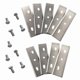 thumbnail image 1 of 9Pcs For AL-KO Robolinho 500 700 1150 1200 2000 Lawnmower Blades Stainless Steel Cutter Piece, 1 of 4