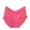 Hot Pink, variant on Womens High Rise Seamless Briefs V Cut Waist Panties Tummy Control Underwear for Women Daily