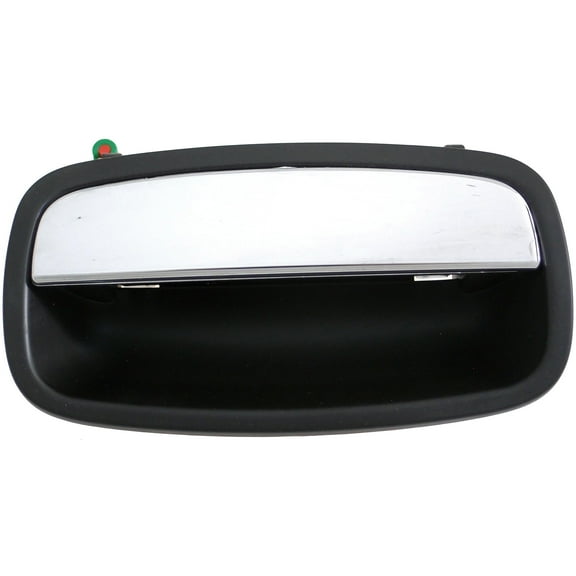 Dorman 83596 Rear Passenger Side Exterior Door Handle for Specific Kia Models, Chrome Lever and Black Housing