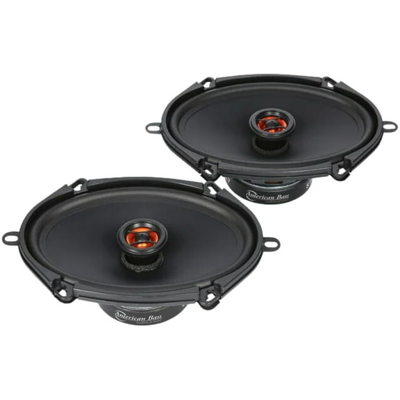 American Bass 5x7"Pair of Studio Series 120W Max Coaxial Speakers STUDIO5.7