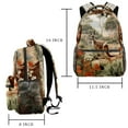 thumbnail image 2 of Lightweight Backpack Kangaroo School Bag Travel Laptop Daypack for Men Women Casual Rucksack, 2 of 6