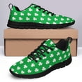 thumbnail image 4 of St Patricks Day Shoes for Women Men Running Sneakers Breathable Casual Sport Tennis Shoes Black Size 6, 4 of 5