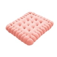 thumbnail image 3 of figatia Biscuit Shape Cushion Biscuit Pillow Butt Cushion Soft Comfortable Modern Throw Pillow Chair Pad for Bar Tatami Office Chair Gift Square, 3 of 8