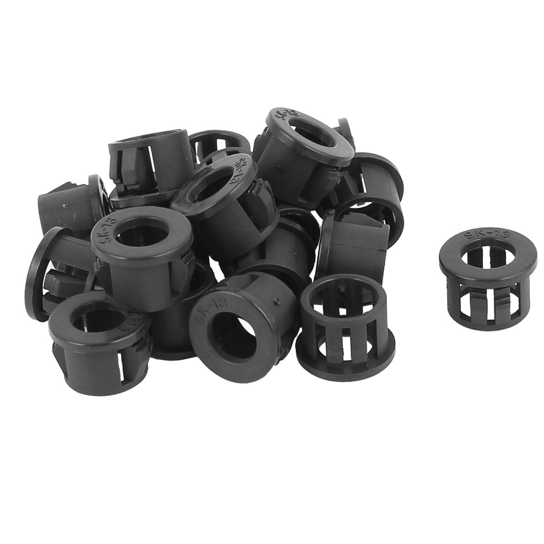 20pcs 13mm Mounted Dia Snap in Cable Bushing Grommet Protector Black Walmart Canada