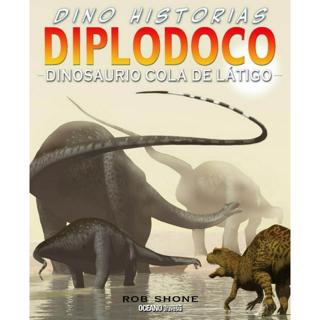 DIPLODOCO. DINOSAURIO COLA DE LATIGO OCEANO TRAVESIA ROB SHONE