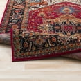 thumbnail image 4 of Livabliss Area Rugs for Living Room, 8x10 Serapi Traditional Red Rug, Bedroom Dining Room Home Decor Stain Resistant Carpet (7'10" x 10'6"), 4 of 6