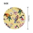 thumbnail image 3 of Disketp Beautiful Bright Birds And Flowers Small Mouse Pad 7.9x7.9 Inches,Washable Round Mousepad For Office Laptop Computer,Non-Slip Rubber Base Mouse Pads For Wireless Mouse, 3 of 9