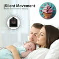 thumbnail image 6 of Cute Food Cake Wall Clock 10 Inch Silent Non Ticking Round Clock Decoration for Living Room Kitchen Bedroom Bathroom Office Classroom, 6 of 8