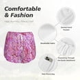 thumbnail image 4 of KLL Pink Roses Pattern Shorts Women,Athletic Shorts High Waisted Running Shorts Pocket Sporty Short Gym Elastic Workout Shorts-XX-Large, 4 of 7
