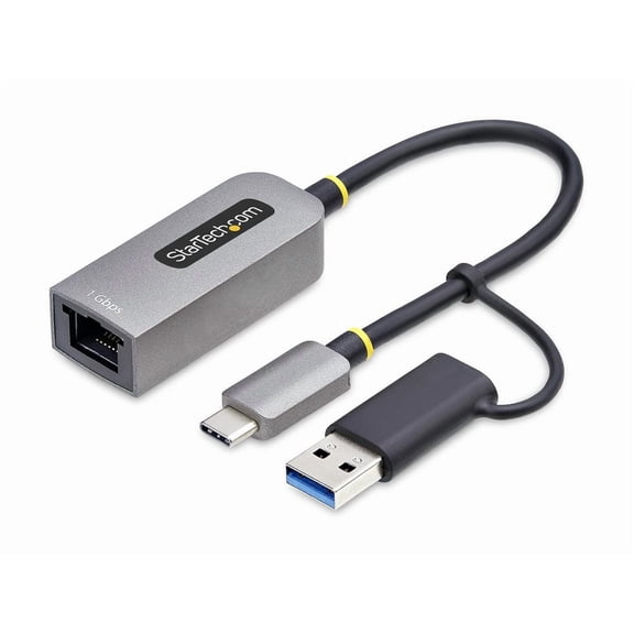 StarTech USB-C to to Ethernet Adapter with USB-A Dongle