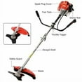 thumbnail image 3 of 2 in 1 Gas Weed Wacker, 52cc 2-Cycle Gas Weed Eater, Grass Trimmer 8500rpm High Power Gas String Trimmer, Brush Cutter for Yard & Garden, Full Functioning Guard Accessories, 3 of 7