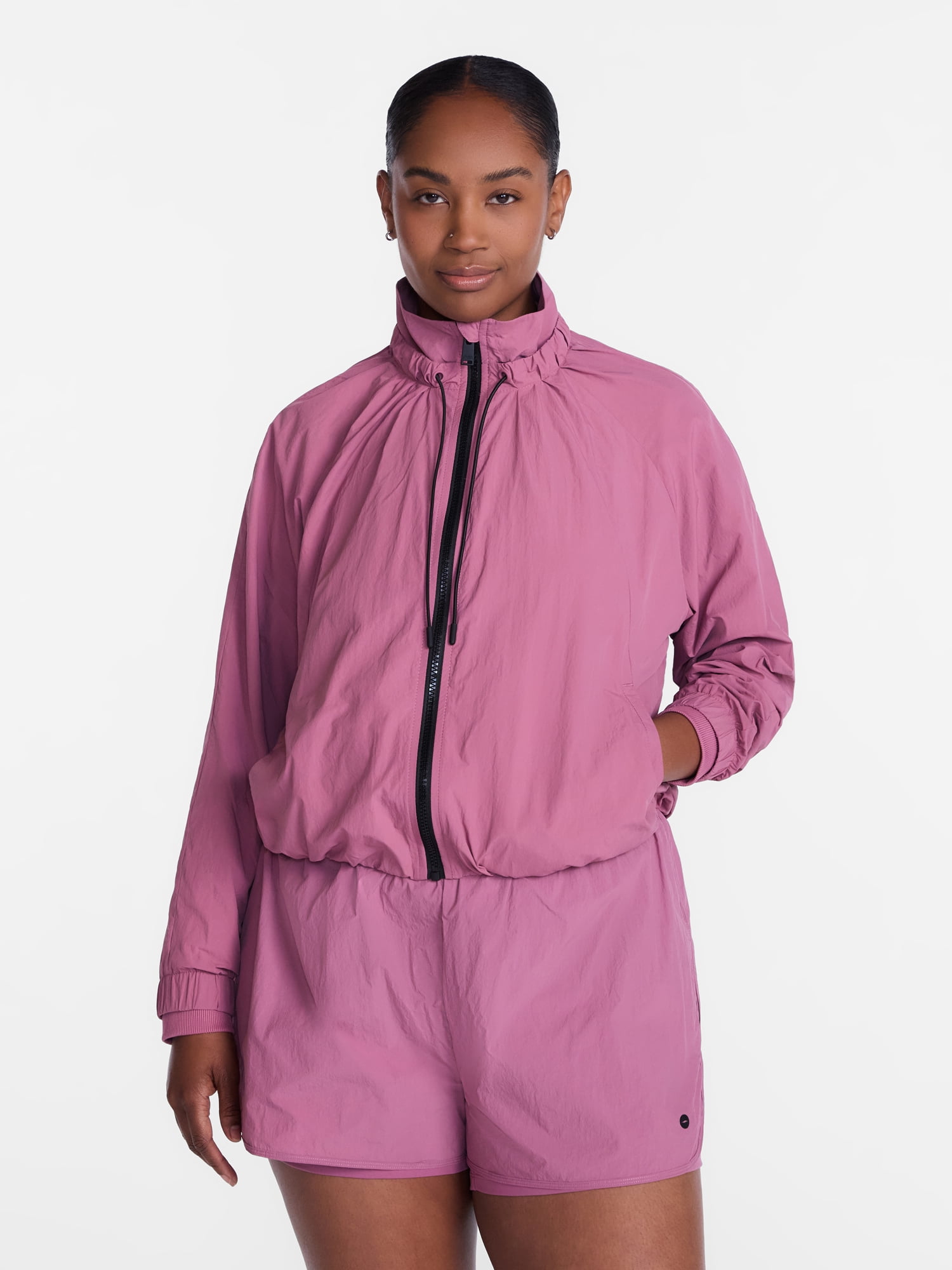 Avia Women's and Women's Plus Crinkle Jacket, Sizes XS-4X