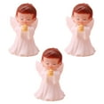 thumbnail image 1 of Estatua de bebé de Ángel rezando, figura de Ángel creativa, adorno de escritorio para el hogar, 3 uds., 1 of 4