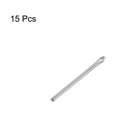 thumbnail image 3 of Uxcell 15 Pack 25mm Watch Band Link Cotter Pin, Stainless Steel 1mm Dia. Silver Tone, 3 of 5