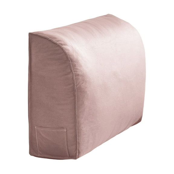 Extra Thick Wedge Back Cushion for Sofa and Bed, Orthopedic Lumbar Support Pillow with Removable Cover, Reading Headboard Pillow for Living Room, Waist Neck Back Pain Relief Comfort