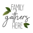 thumbnail image 2 of Kimberly, Allen 24x20 Gold Ornate Wood Framed with Double Matting Museum Art Print Titled - Family Gathers 1, 2 of 4