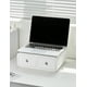 thumbnail image 5 of Organizador de Escritorio Multiusos Litem, Soporte para Monitor con 2 Cajones, Blanco, 5 of 5