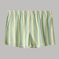 thumbnail image 2 of Men's Boxer Shorts Classic Stripe Boxer Casual Lounge Bottoms Shorts Underwear (Green XL), 2 of 4