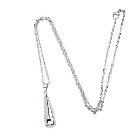 Urn Necklace, 316L Stainless Steel Teardrop Heart Pendant Urn Ashes Necklace Memorial Cremation Jewelry For Pet