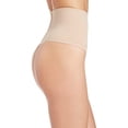thumbnail image 2 of BODYSLIMMERS NANCY GANZ Women's Secretly Naked Firm Control Shaping Thong Panty with Belly Band, Nude, XXXX-Large/22, 2 of 3