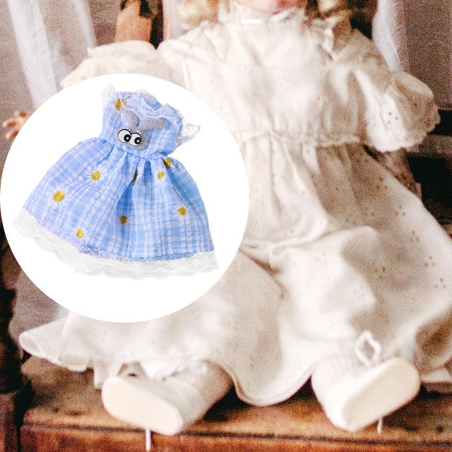 Bonito vestido de muñecas a escala 1/6, ropa de muñecas, ropa informal para niñas, vestidos de muñecas, trajes de disfraces para figuras de 12 ", Baoblaze vestido de muñeca