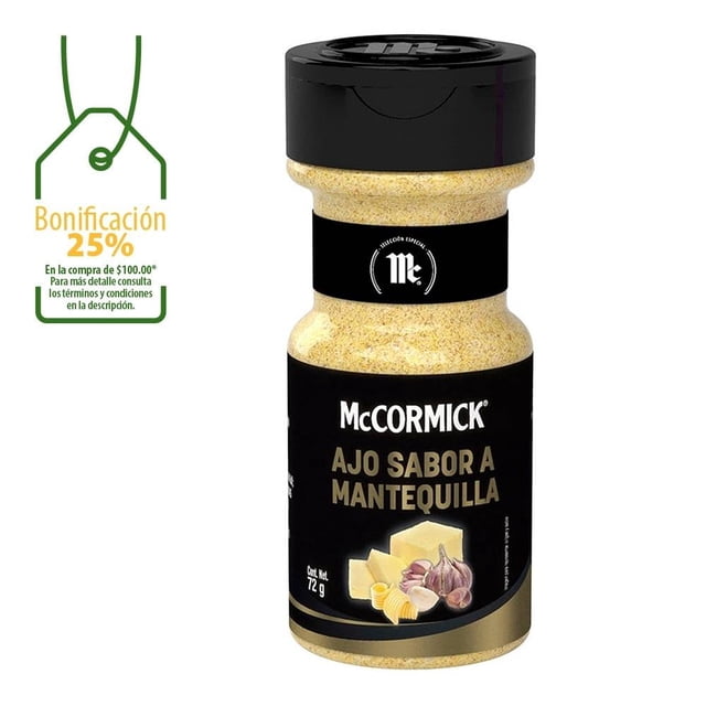 Ajo McCormick sabor mantequilla 72 g
