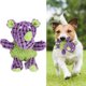 thumbnail image 5 of Mascota, perro, gato, peluche, lindo Animal, juguete para masticar, Limpieza de dientes, juguetes de entrenamiento con chirriador (rinoceronte), 5 of 8