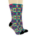 thumbnail image 2 of ThisWear Camera Gifts for Photographers Retro Camera Print Socks Camera Themed 6-Pair Novelty Crew Socks, 2 of 5