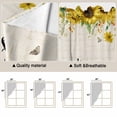 thumbnail image 5 of Country Kitchen Sunflowers Swag Valances for Windows, Kitchen Curtains 36 Inch Length 2 Panels Set, Rustic Truck Vintage Farmhouse Short Curtains for Small Windows Rod Pocket Cafe Curtains 28"x36", 5 of 8