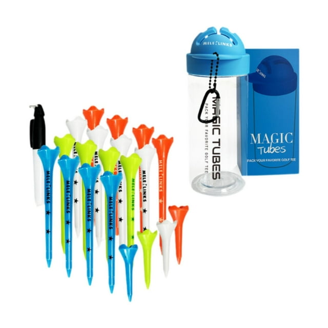 koolsoo 20 Pcs T-Shirts de Golf Réutilisables pour Pratique Extérieure Practice Driving Range Bleu