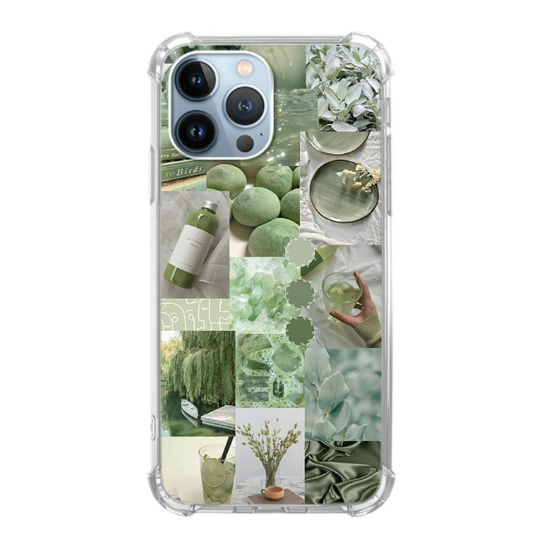 Indie Collage Case Compatible with iPhone 12 Pro Max,Aesthetic Art Design  TPU Full Cover Shock-proof Case 