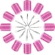 thumbnail image 1 of Juego de 24 rulos para el pelo, incluye 12 rulos con autoagarre y 12 pinzas de pico de pato, herramientas para rizar el pelo de salón para mujeres, hombres y niños, 1 of 4
